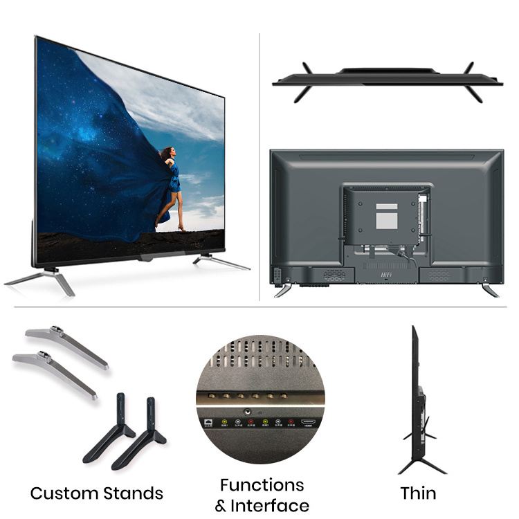 OEM Large Size Tv Smart Television 75 inch Smart Tv 4K Ultra HD Android 11 Smart Tv 65 inch