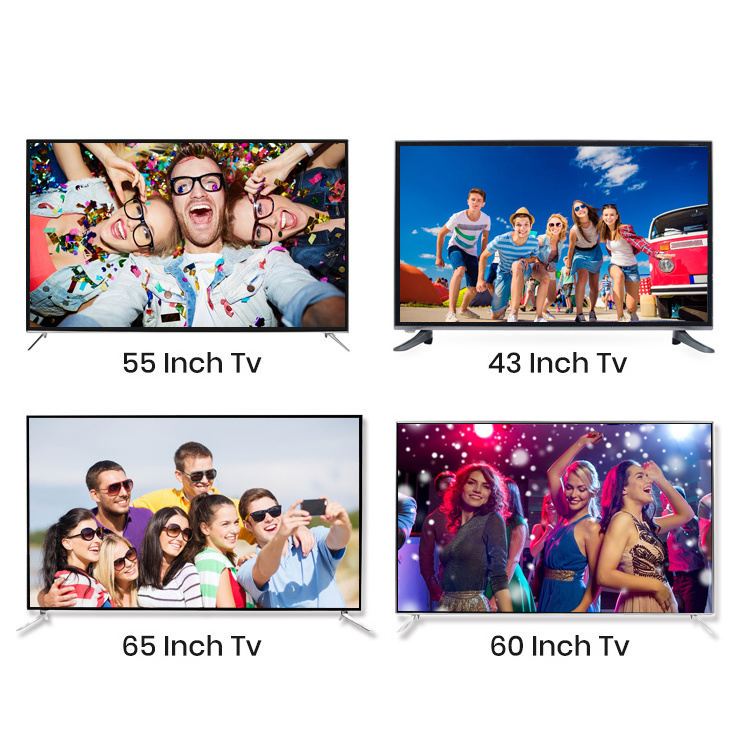 Buying in Bulk Wholesale 2k 4K Hd Flat Screen Tv Guangdong Suppliers OEM 65 55 32 inch Lcd Led Smart Android Tv Television