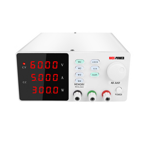 NICE-POWER SPPS-S605 60V 5A Phone Repair Adjustable Digital Programmable Tattoo Variable Switching Lab DC Power Supply