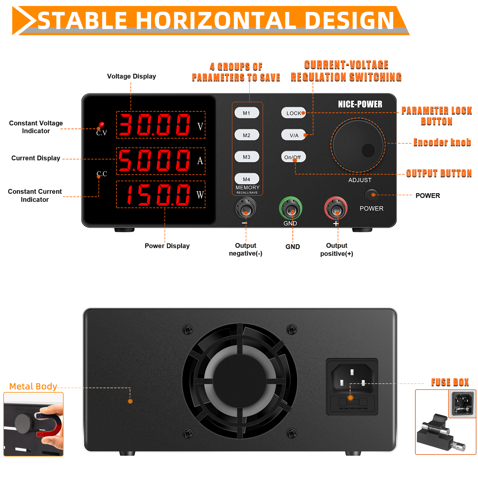 Kuaiqu SPPS-S305-232 variable DC power supply 30V 5A  LED display screen workbench  production automation switch power supply