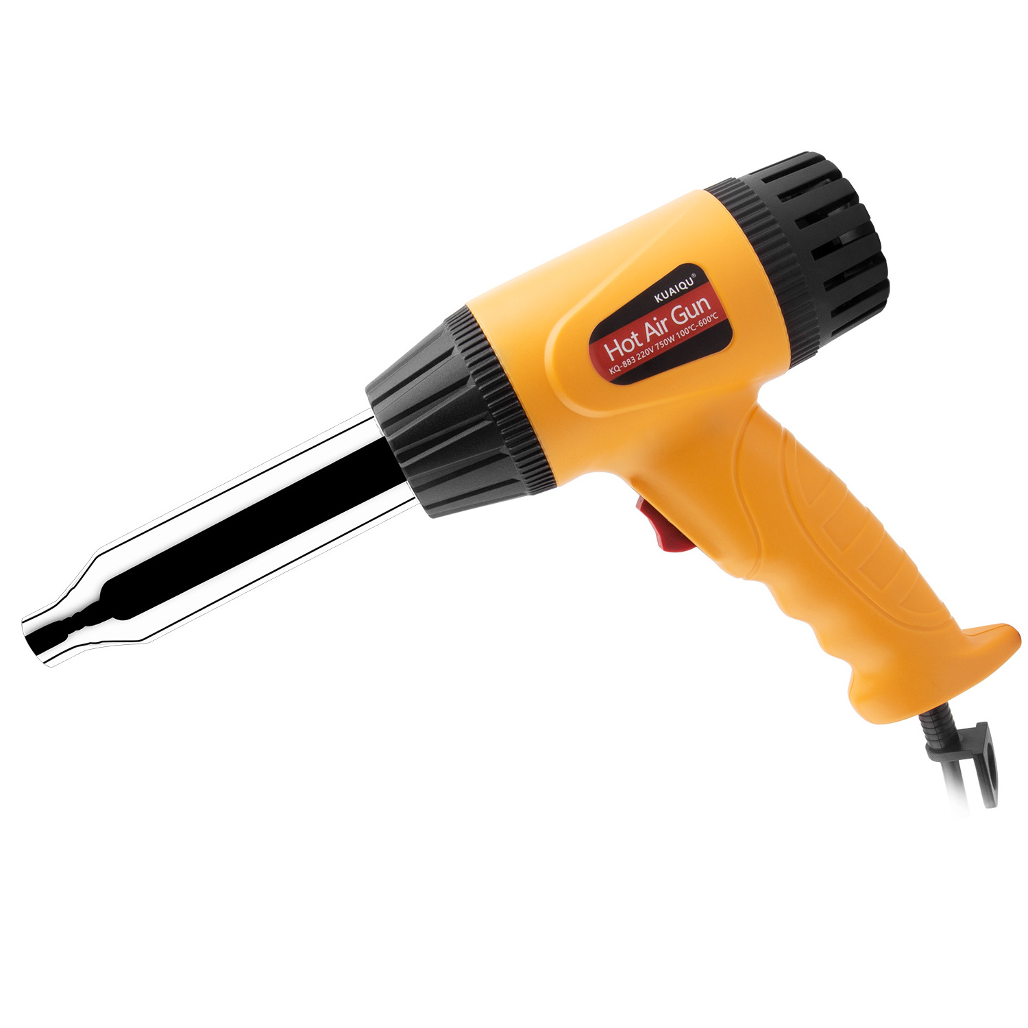 220V Heat Gun Electric Hot Air Gun Variable 100-600 Degrees Celsius Temperatures Industrial Power Tool