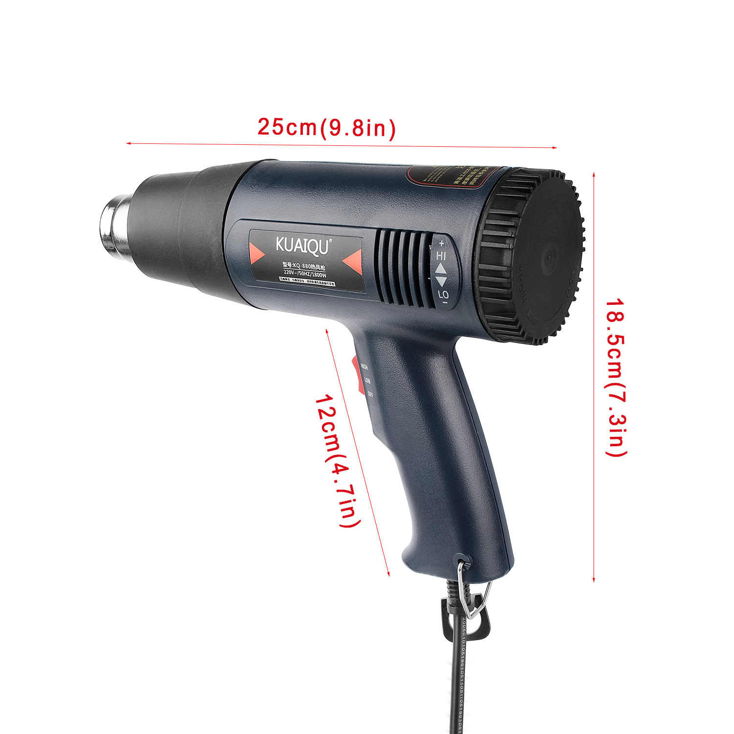 KQ880 60~600 1800W Professional OEM Low Price Portable Heat Gun China Mini Hot Air Soldering Gun Nozzles