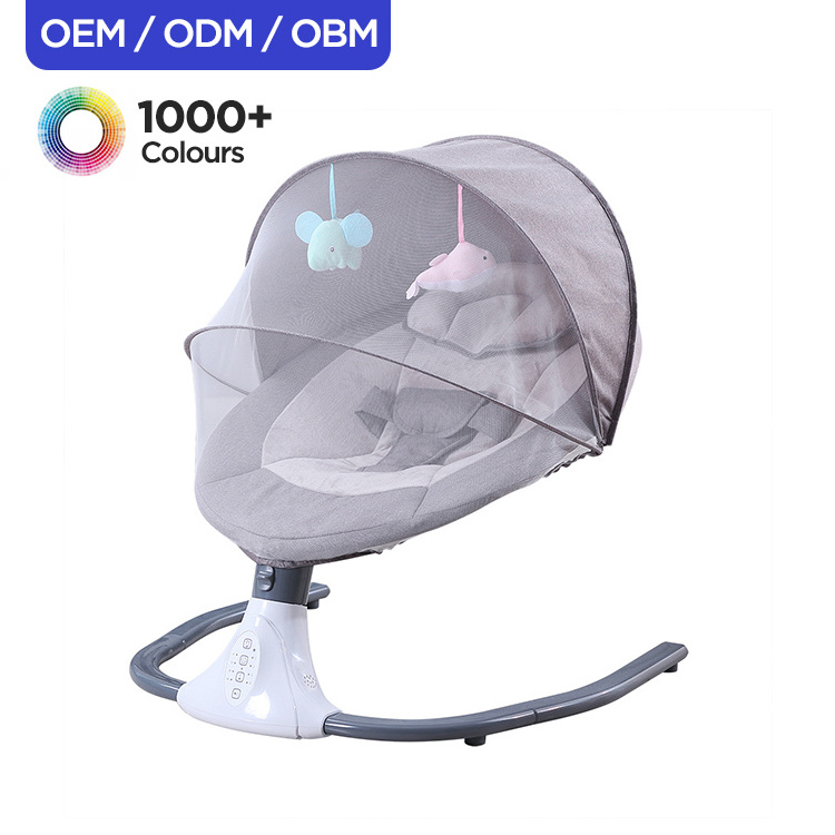 Smart Remote Control Electric Music Newborn Calm Swing Infant Bouncer Cradle Kinderwagen Baby Rocking Chair