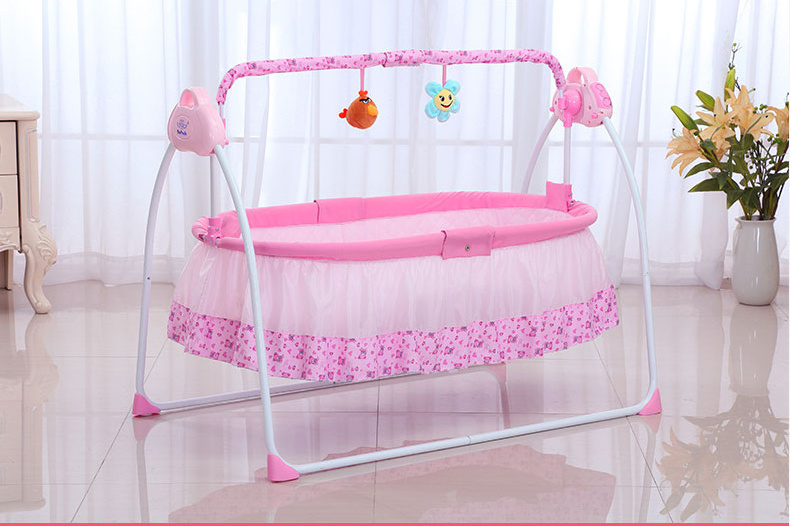 Baby Electric Rocking Chair Swing Comforter Smart Placate Device Artifact Electric Cradle Nursling Bed Crib 2021 New