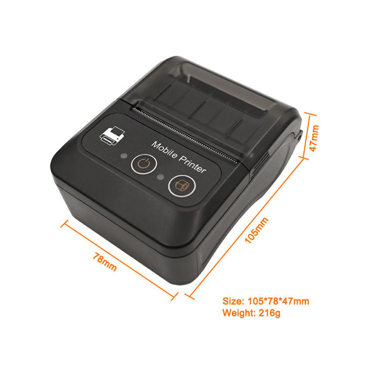 Thermal POS Receipt Printer Portable BlueTooths Mobile Printer Thermal Mini Portable Android Thermal Printer