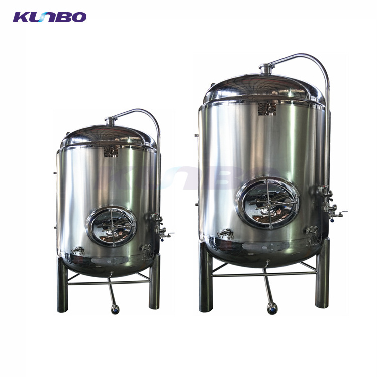 KUNBO Stainless Steel 50 - 500 Gallon 2BBL-20BBL Beer Bright Brite Tank