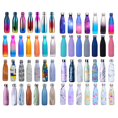 Wholesale 500ml 750ml 1 litre Custom Logo Double Wall Stainless Steel Vacuum Insulated Sport Water Bottle