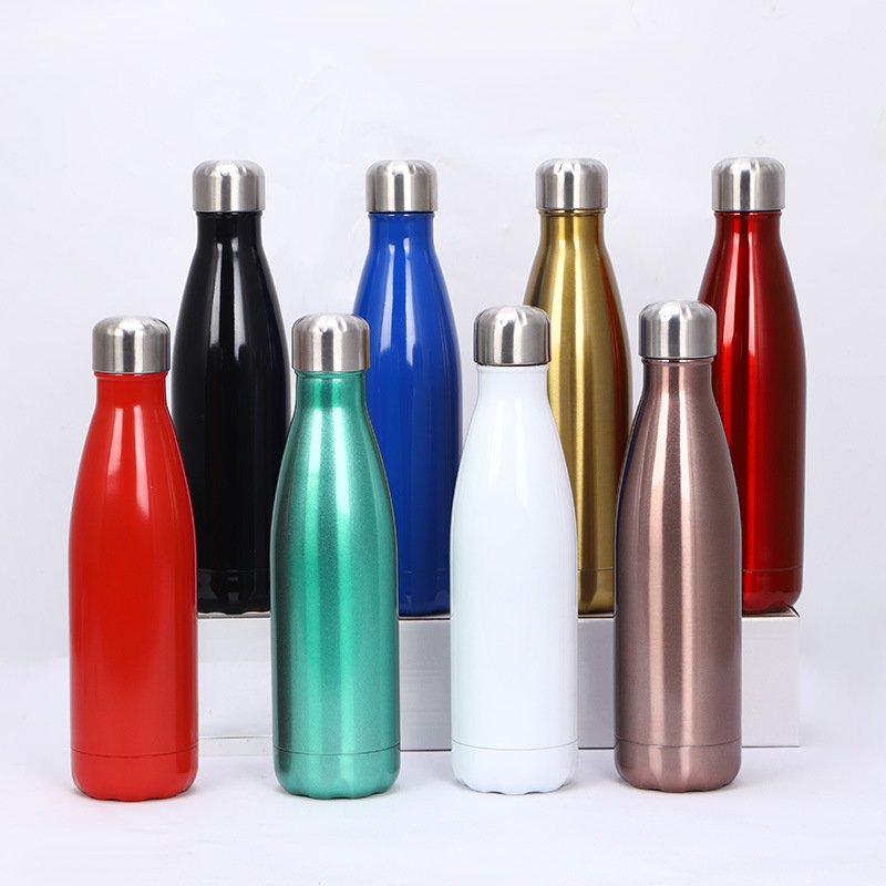 Wholesale 500ml 750ml 1 litre Custom Logo Double Wall Stainless Steel Vacuum Insulated Sport Water Bottle