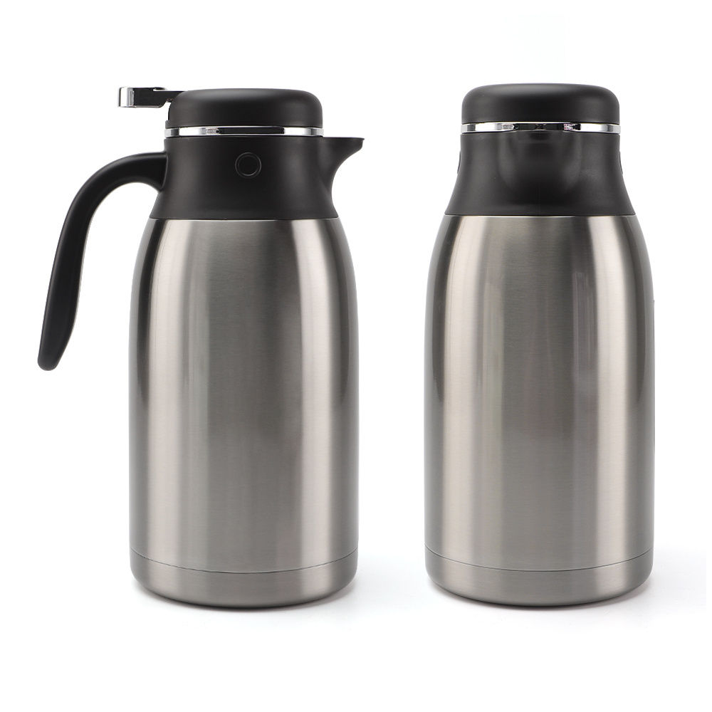 OKADI 2000ml Stocked Custom Double Wall stainless steel Insulated Vacuum Tea Coffee Carafe