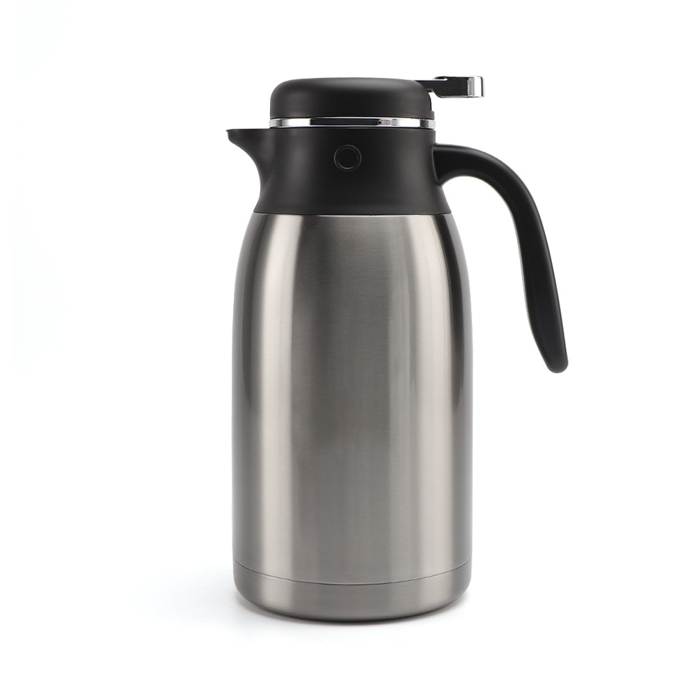 OKADI 2000ml Stocked Custom Double Wall stainless steel Insulated Vacuum Tea Coffee Carafe