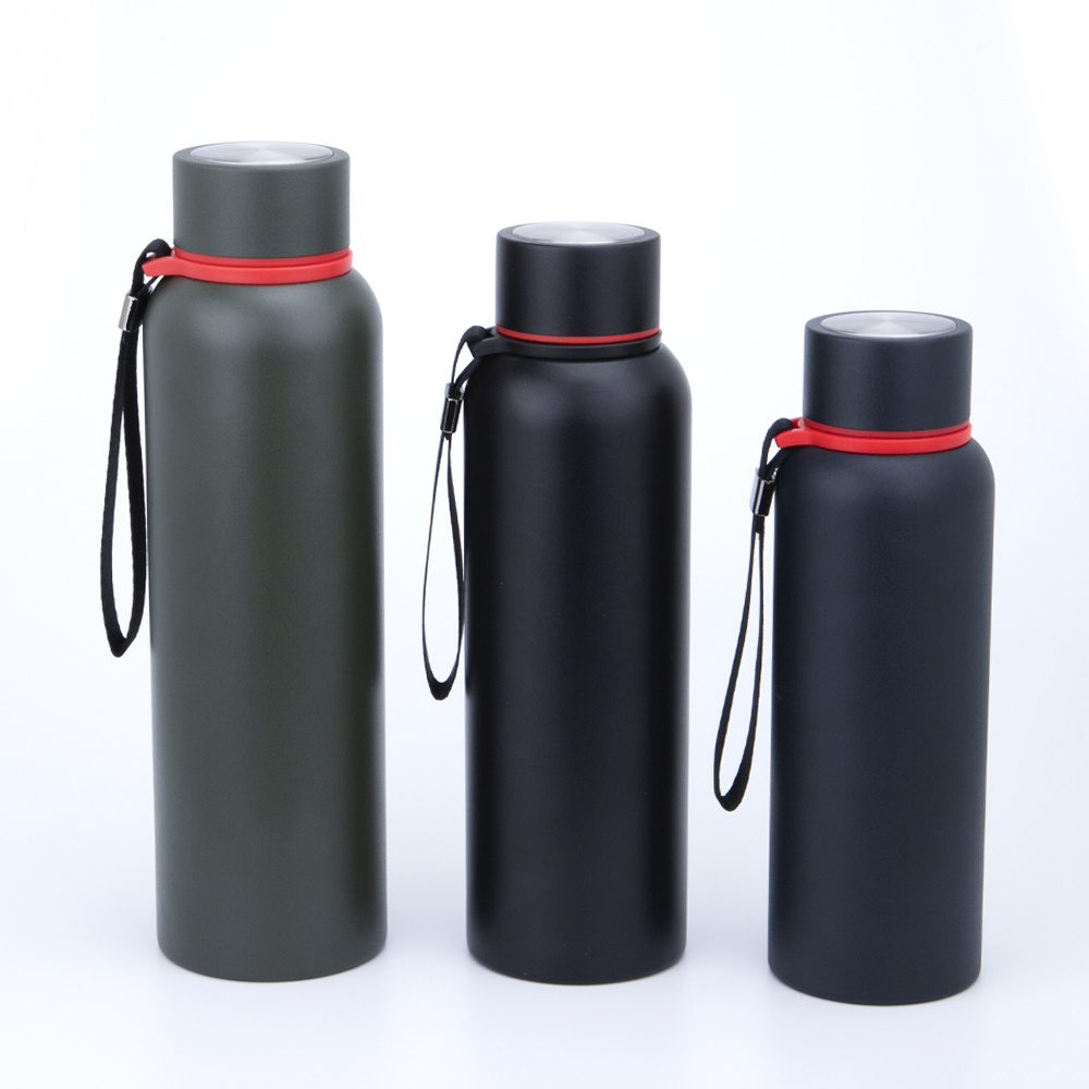 Okadi Custom Logo Eco-friendly Stainless Steel Vacuum Flask Double Wall Insulated Sports Thermos