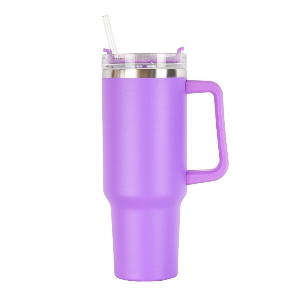 OKADI 40oz Reusable Insulated Stainless Steel Tumbler with Handle and Straw