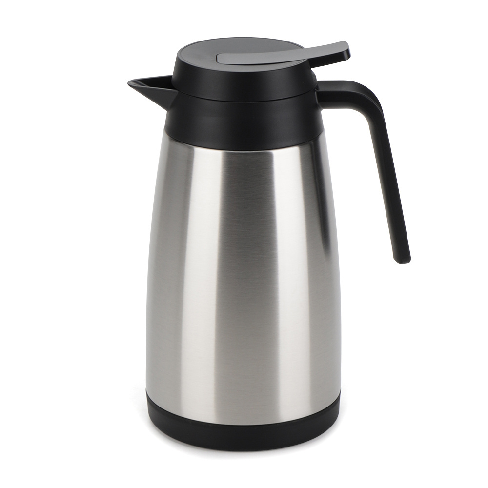 Portable Wholesale High Quality Vacuum Insulated Steel Double Wall Coffee Pot Thermal Coffee Carafe