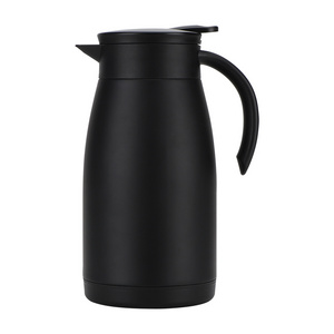 New Design Custom Double Wall Stainless Steel Vacuum Coffee Carafe Custom Logo Insulated  Tea And Coffee Pot Thermos