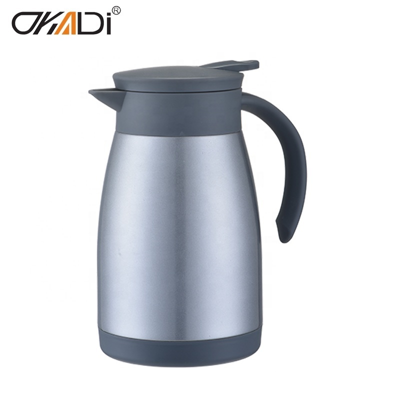 OKADI New Design Stainless Steel Thermos Arabic Coffee Pot Tea Pot And Kettle Set