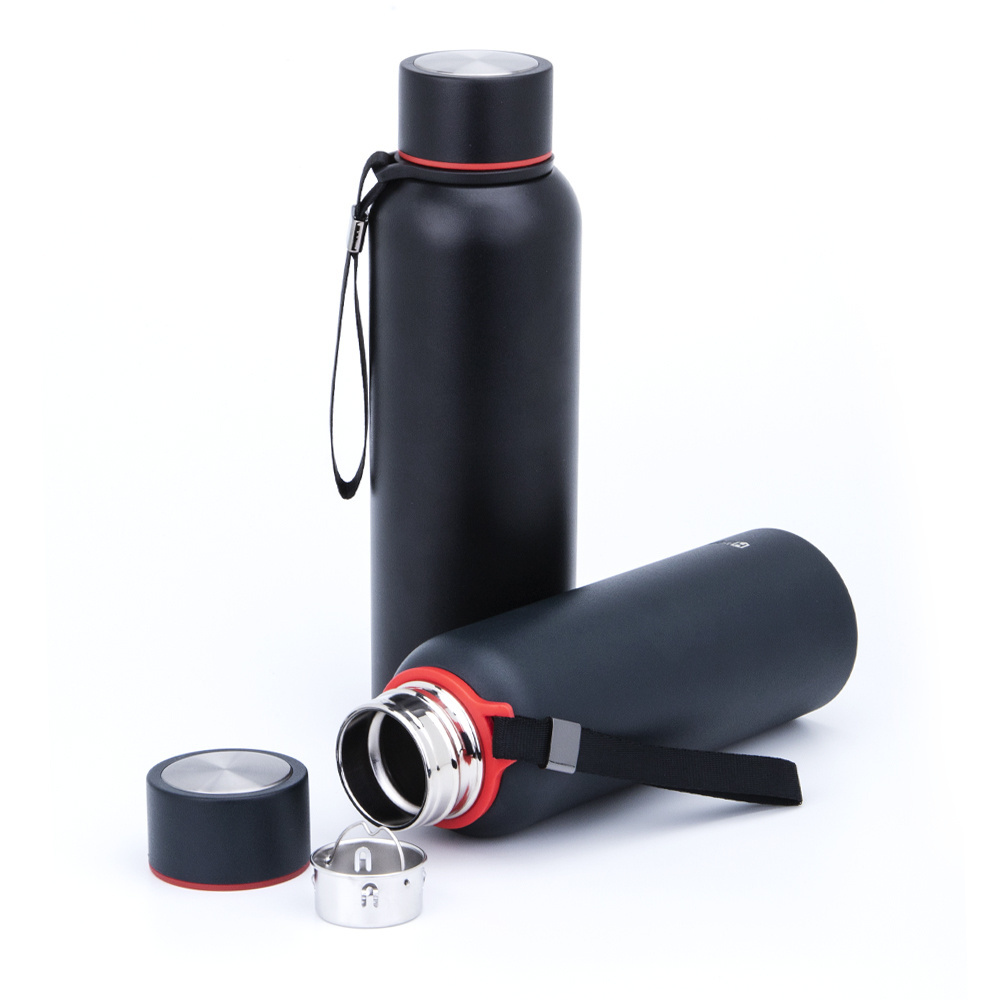 Okadi Custom Logo Eco-friendly Stainless Steel Vacuum Flask Double Wall Insulated Sports Thermos