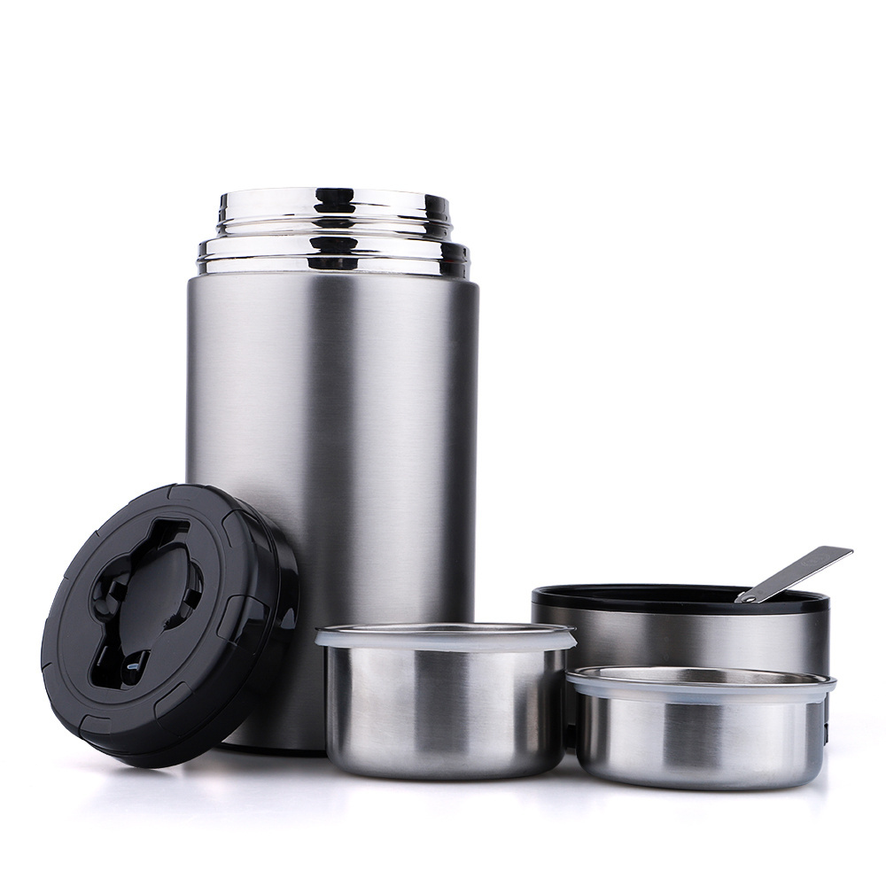 Double Wall Vaccum Flask Stainless Steel Food Thermos Portable Thermos Food Warmer Container