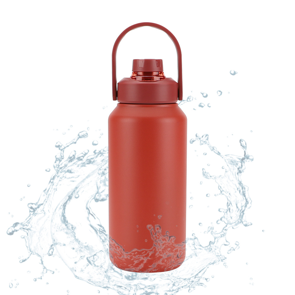 1300ML Big Wide Mouth Insulated Water Bottle Half Gallon Double wall Stainless steel Vacuum Large Flask