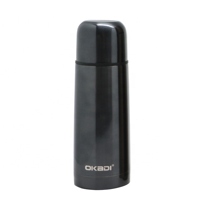 Bullet shape 0.35l 0.5l 0.75l 1 liter stainless steel double wall thermos vacuum water bottle