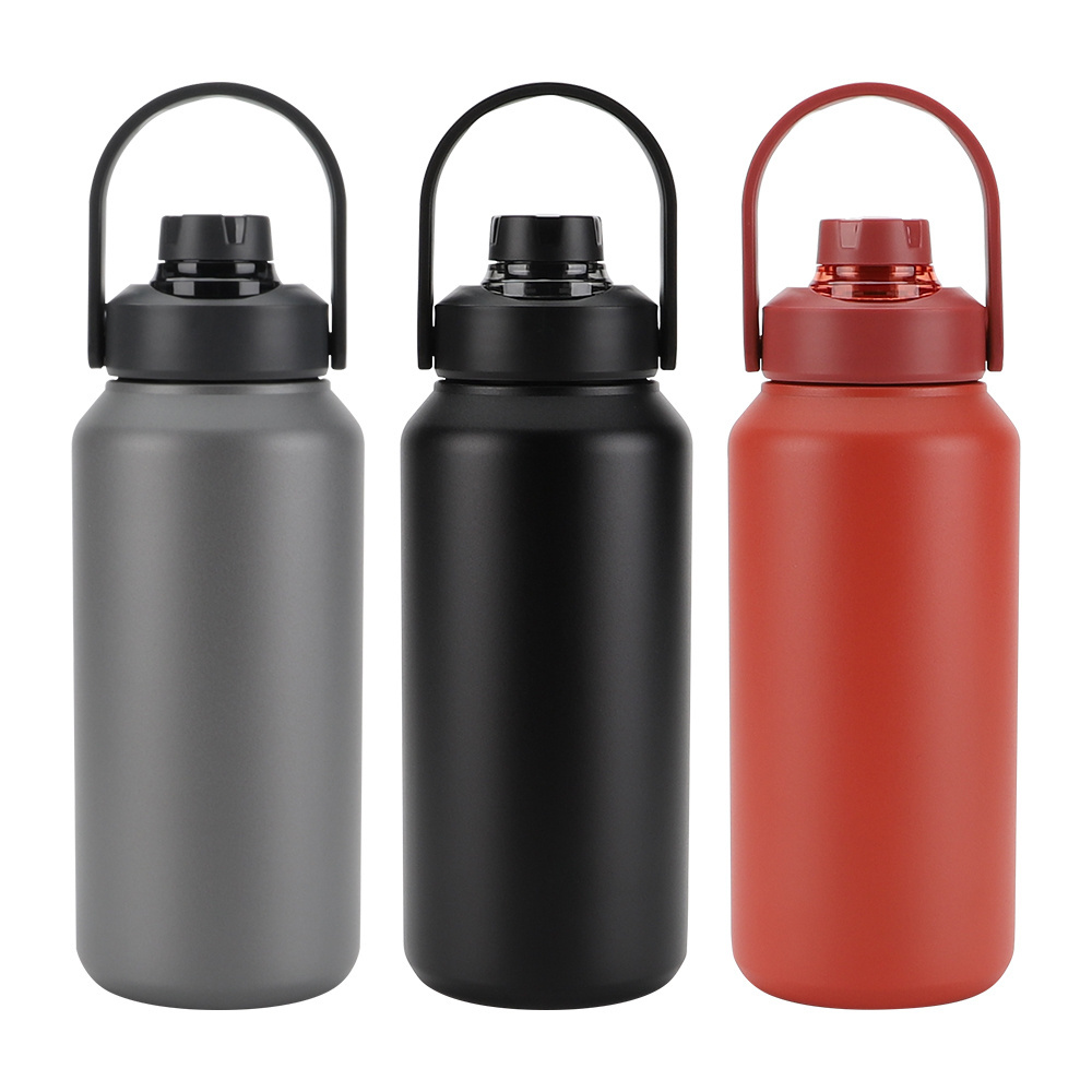 1300ML Big Wide Mouth Insulated Water Bottle Half Gallon Double wall Stainless steel Vacuum Large Flask