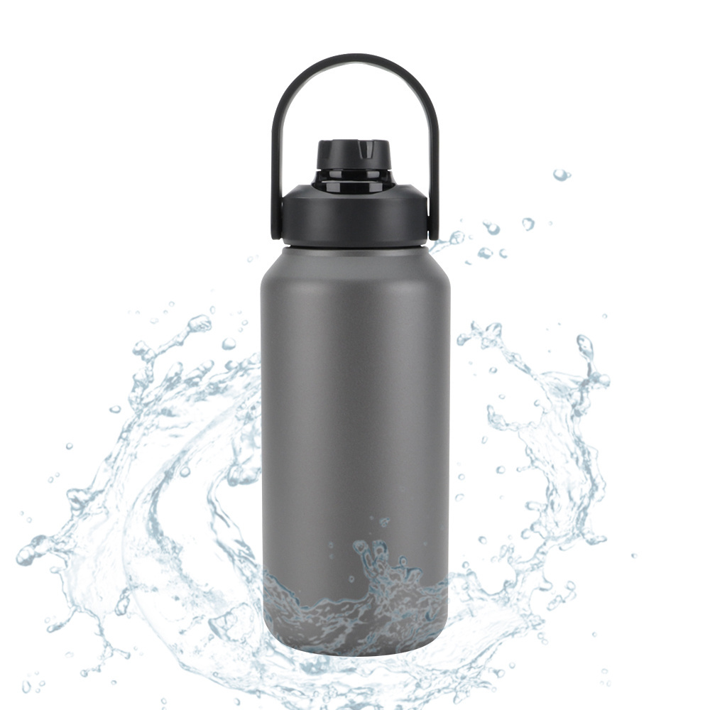 1300ML Big Wide Mouth Insulated Water Bottle Half Gallon Double wall Stainless steel Vacuum Large Flask