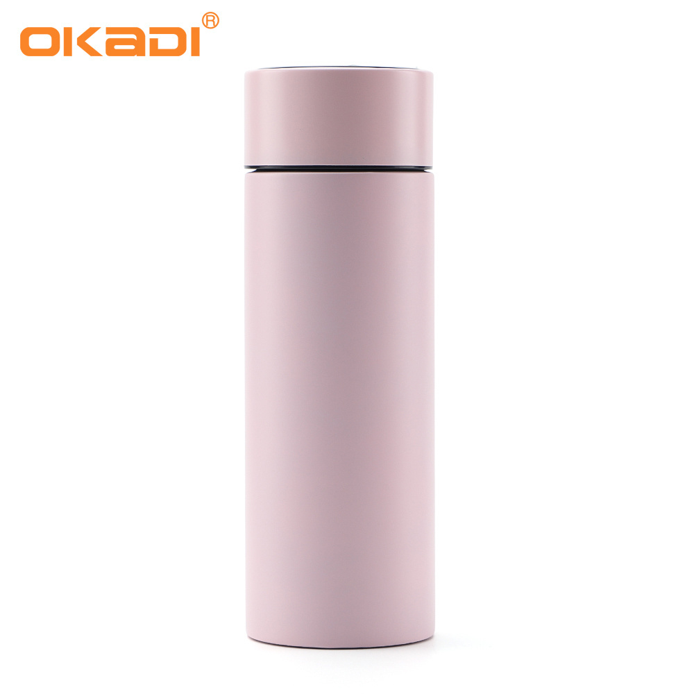 2020 Best Sale Double Wall 304 Stainless Steel Smart Vacuum Insulated Water Bottle With LED Temperature Display