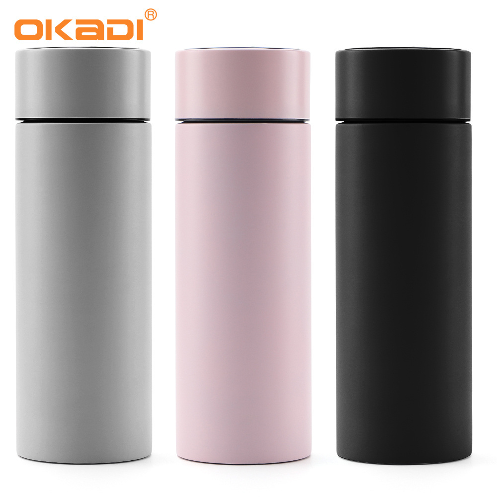 2020 Best Sale Double Wall 304 Stainless Steel Smart Vacuum Insulated Water Bottle With LED Temperature Display