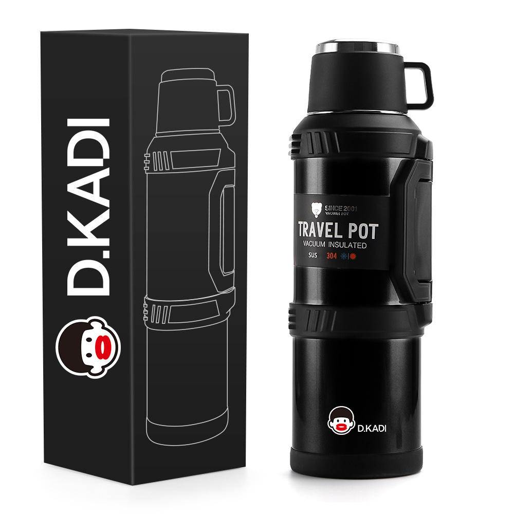 Hot products custom logo 3.6L/4L Big Capacity stainless steel water bottle insulated chilly bottle 3600/4000ml