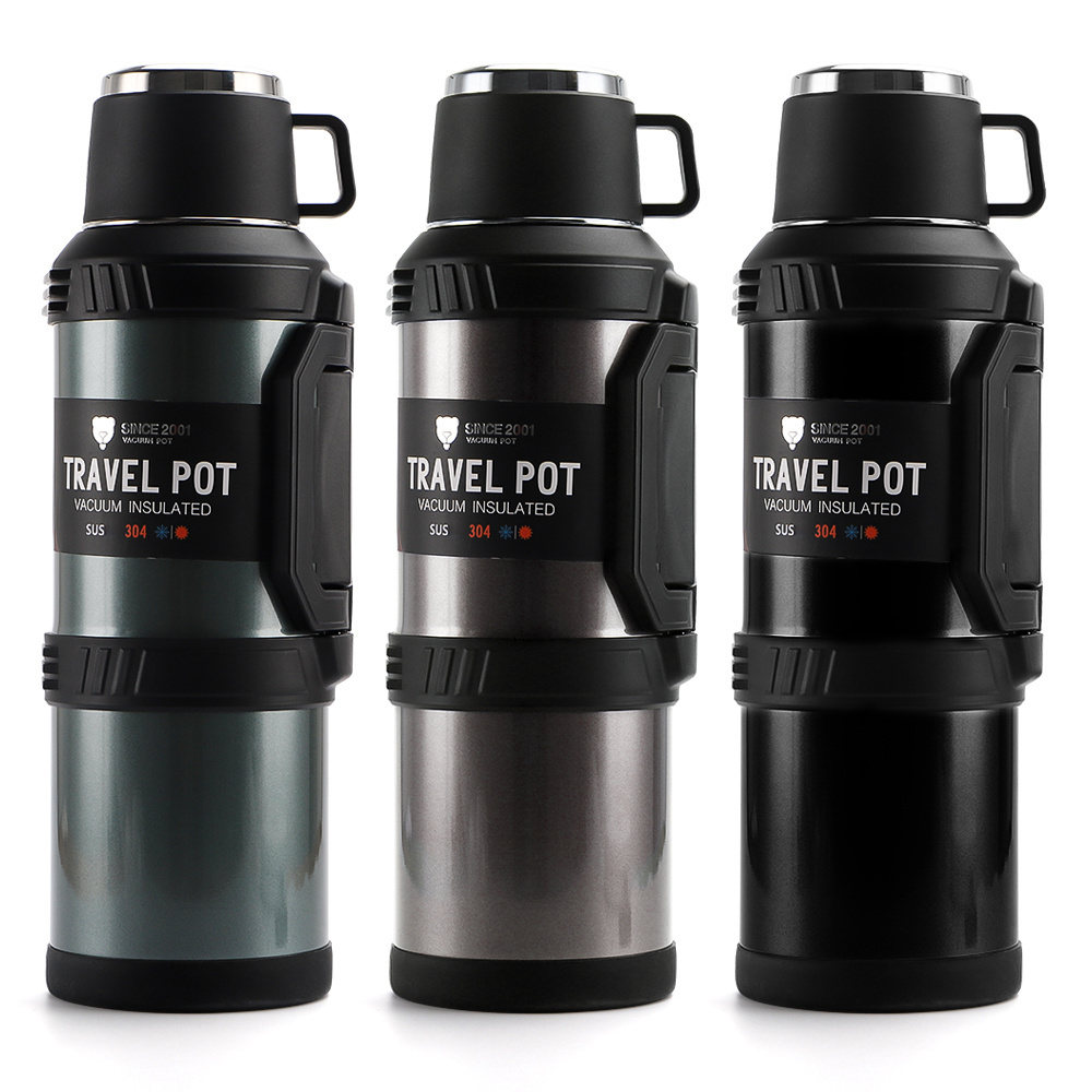 Hot products custom logo 3.6L/4L Big Capacity stainless steel water bottle insulated chilly bottle 3600/4000ml