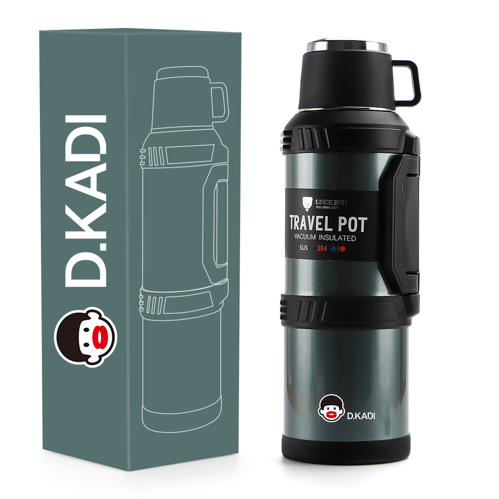 Hot products custom logo 3.6L/4L Big Capacity stainless steel water bottle insulated chilly bottle 3600/4000ml