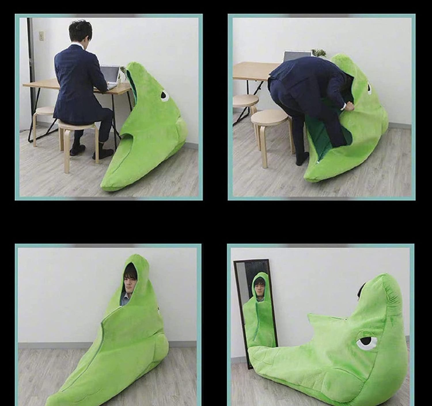 Anime Little Monster Metapod Funny Sleeping Bag Machine Washable for Office Worker Naptime & Travel Thick and Comfortable