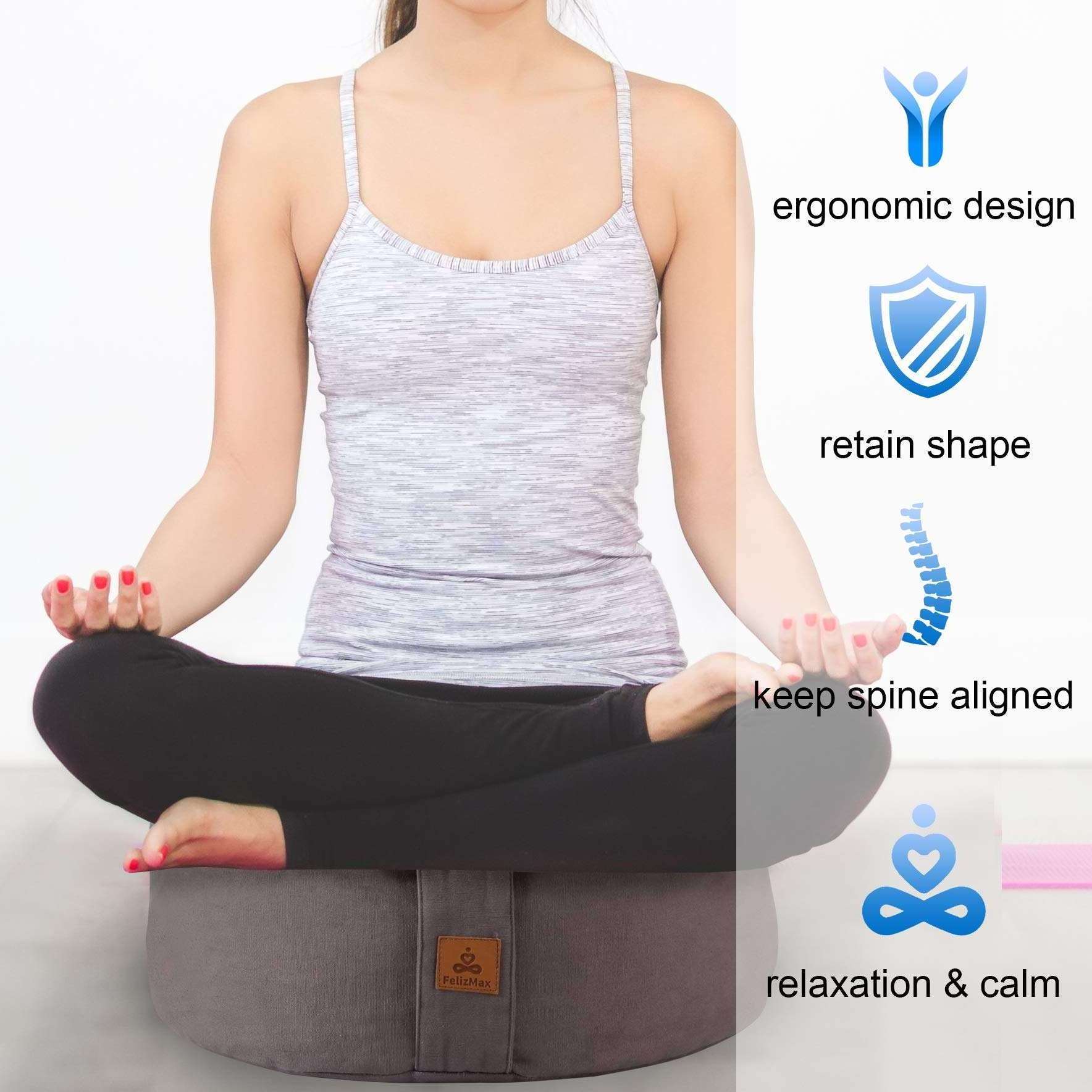 wholesale multi pillow round seat portable meditation cushions