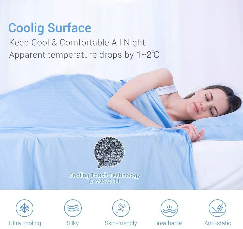 Summer Cold Air-Conditioned Blanket Japanese Cooling Blanket For Hot Sleepers