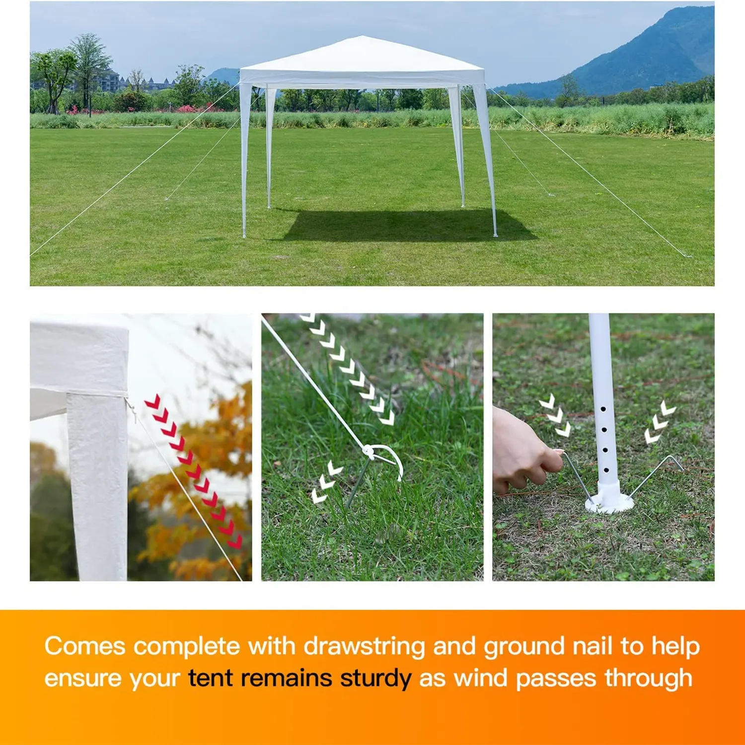 Waterproof commercial gazebo trade show tent 10x20 10x30 10x40 marquee party canopy with netting