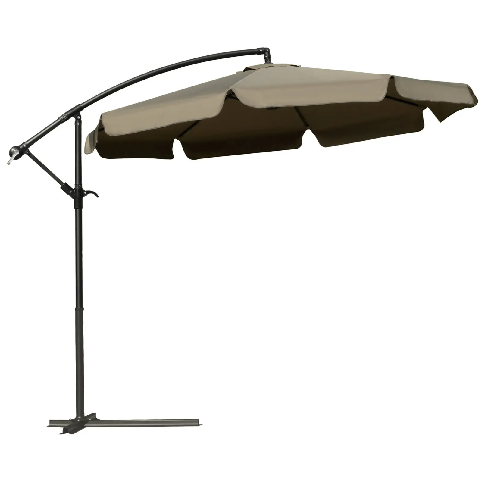 Cantilever Offset Patio Umbrella 10 feet Hanging Garden Parasol SunShade Bistro Market Banana Umbrella