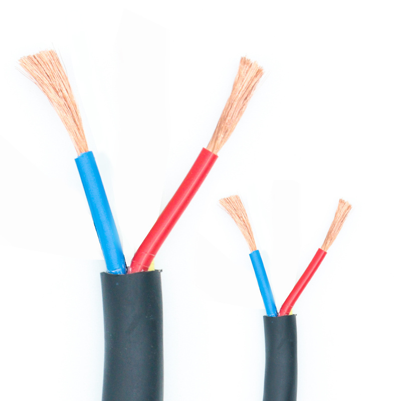 Black Rubber Flexibility Cable 0.75mm 1.5mm 2.5mm, 3 4 5 6 core Heavy Duty Rubber Electrical Power Cable