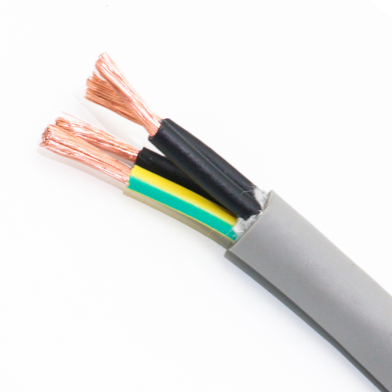 Black Rubber Flexibility Cable 0.75mm 1.5mm 2.5mm, 3 4 5 6 core Heavy Duty Rubber Electrical Power Cable