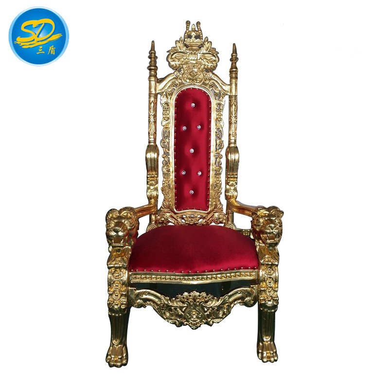 king and queen high back cheap king throne chair high back royal luxury wedding chair