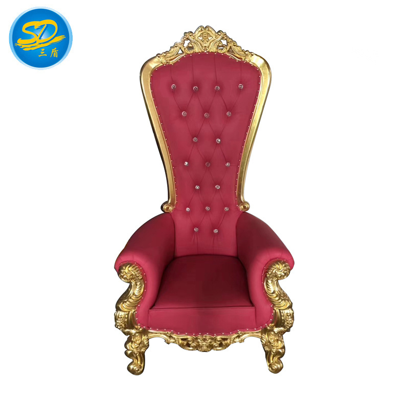 king and queen high back cheap king throne chair high back royal luxury wedding chair