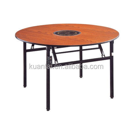 YF-017 Thailand hotel restaurant table folding round hot pot table