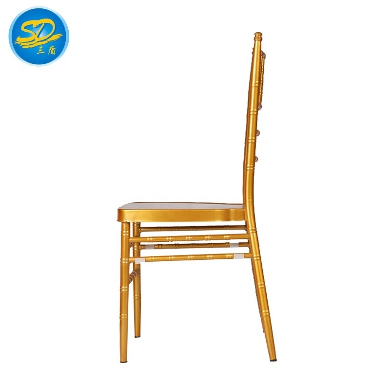 Rental Cheap Gold Painting Iron Event Party Chiavari  Chair