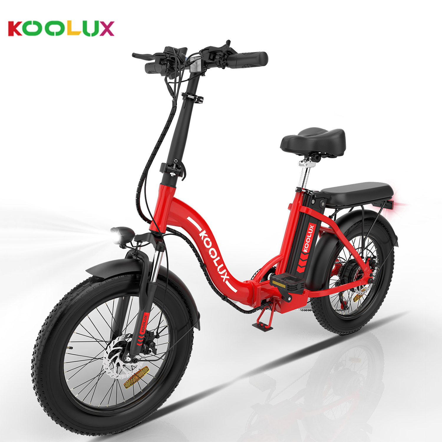 KOOLUX 20Inch 750W 48V 14Ah Electric Bike Hot sale EU/US/UK on Stock Cheap price Long Range Max Load Birdy Folding Bike