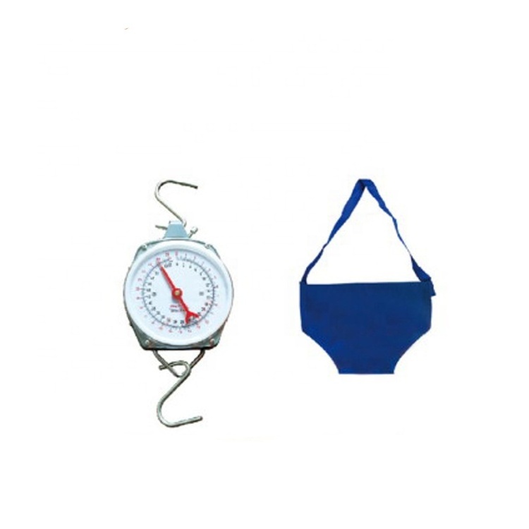 25KG Spring Hanging  Dial Baby Scale Mechanical Baby Weighing Scale with Pants