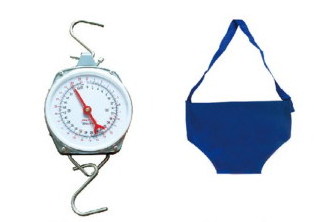 25KG Spring Hanging  Dial Baby Scale Mechanical Baby Weighing Scale with Pants