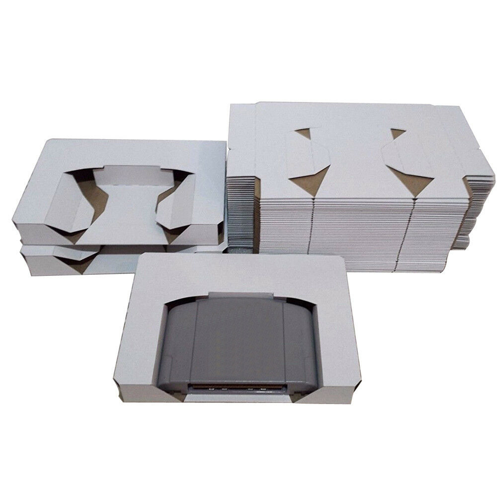 For N64 Game Case for Nintendo 64 for N64 Inlay Replacement Cardboard Insert Game Cartridge Box Tray NEW