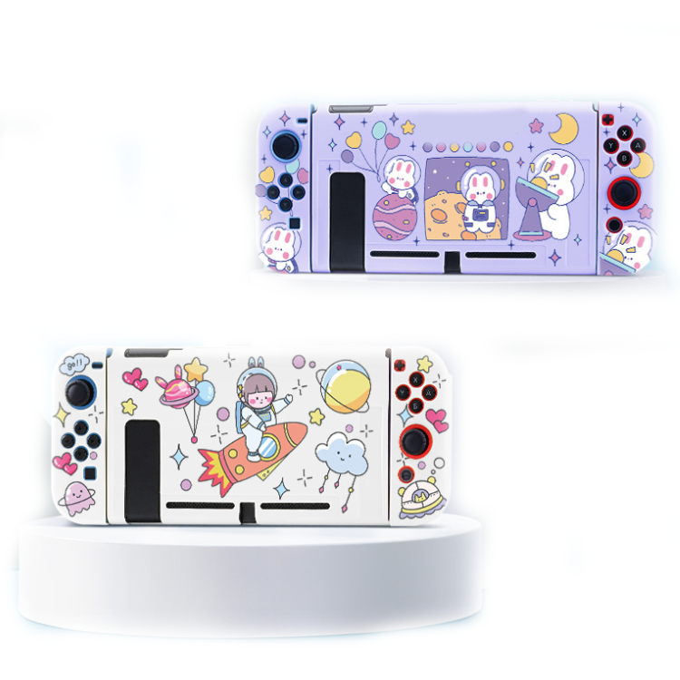 Cartoon Split Soft Shell Protective Case For Nintendo Switch/OLED Games Console Case Cover Skin