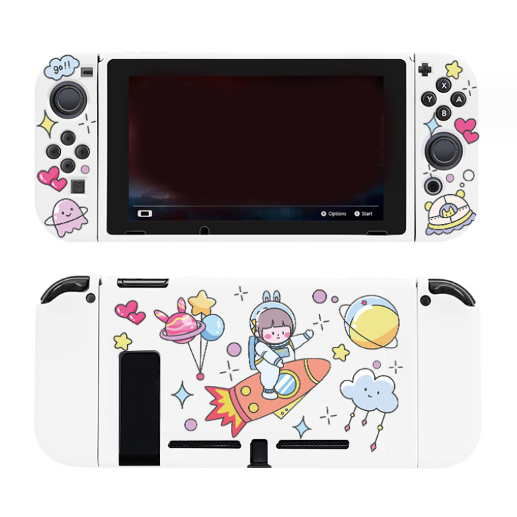 Cartoon Split Soft Shell Protective Case For Nintendo Switch/OLED Games Console Case Cover Skin