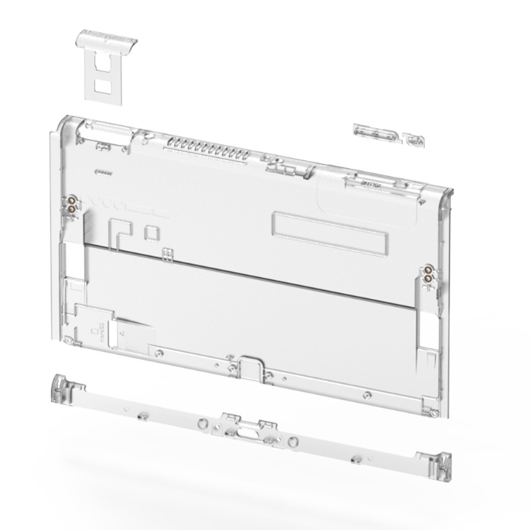 game console accessories modification transparent frosted shell+bracket for Nintendo Switch OLED shell replacement