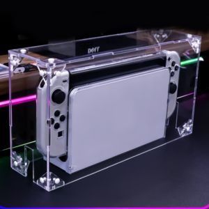 Clear Acrylic Protective Dust Display Box Cover For Nintendo Switch/OLED Console Dust Proof Sleeve Case