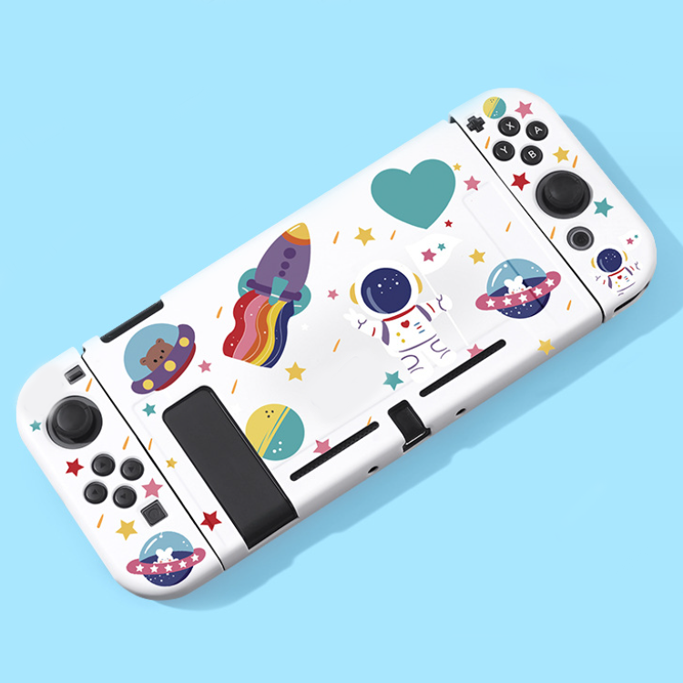 Cartoon Split Soft Shell Protective Case For Nintendo Switch/OLED Games Console Case Cover Skin